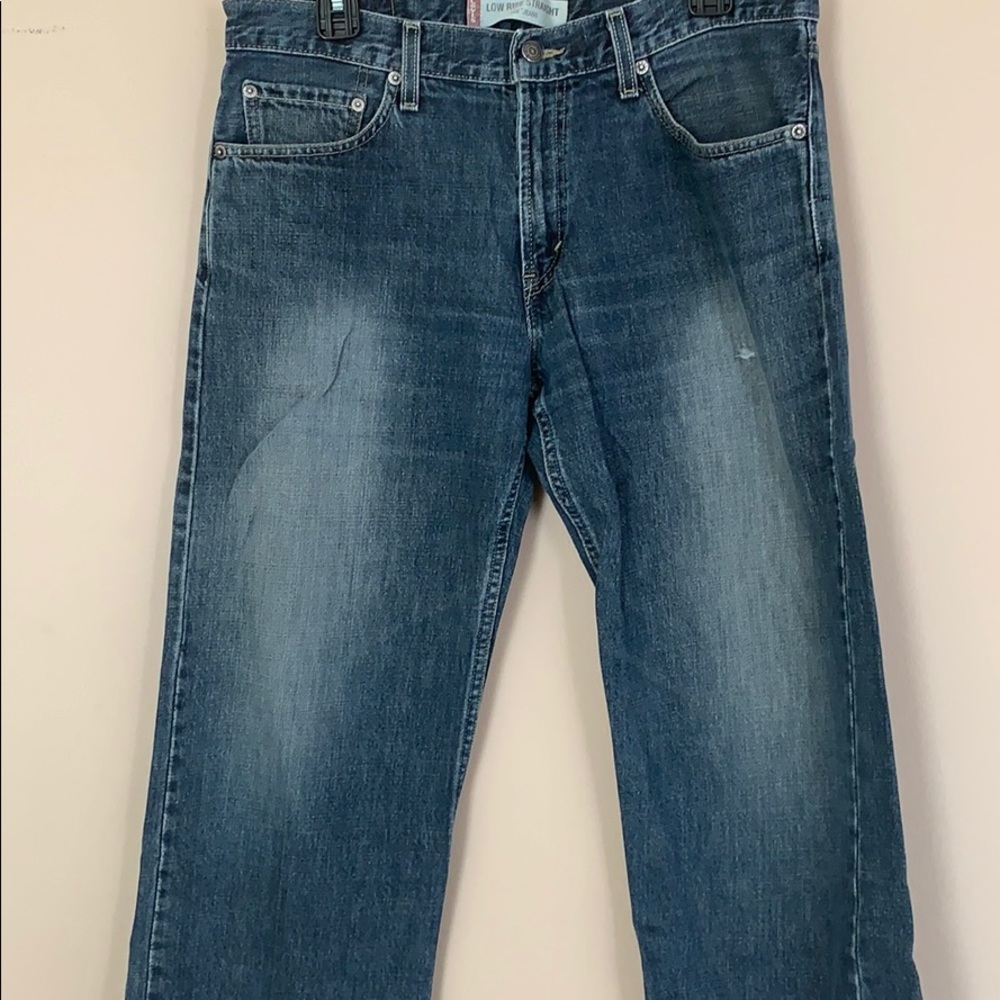 Low Rise Straight Jeans - Picture 2 of 3